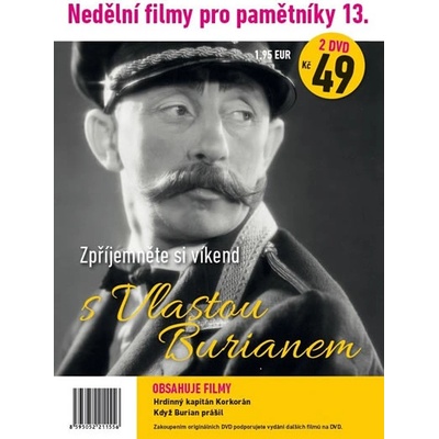 Nedělní filmy pro pamětníky 13. - Vlasta Burian DVD