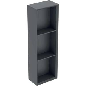 Geberit iCon - Страничен шкаф 23x70x13 см, отворен, лава 502.320. JK. 1 (502.320.JK.1)
