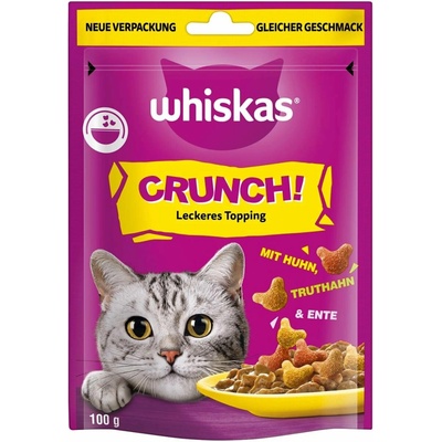 Whiskas crunch kuře, krůta und kachna 3x100 g