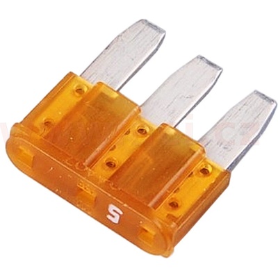 Pojistka plochá MIKRO III 5A (sada 10ks) ACI 9901652K