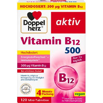 Doppelherz aktiv Vitamin B12 500 - 120 таблетки