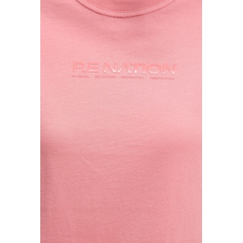 P. E Nation Памучна тениска P. E Nation Rewind дамска в розово 252T175 (252T175)
