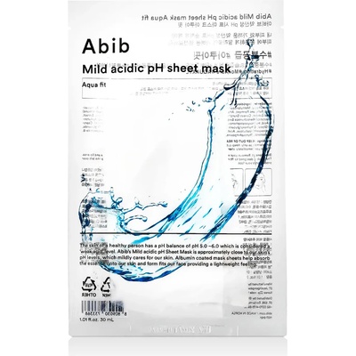 Abib Mild Acidic Ph Sheet Mask Aqua Fit 30 ml