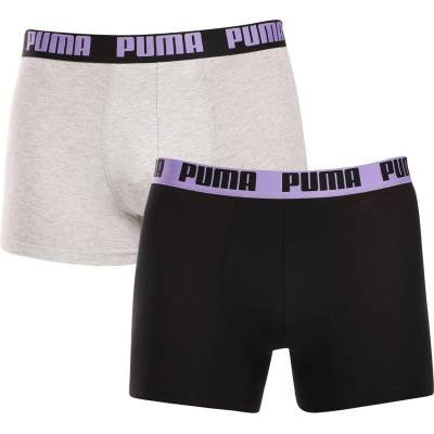 PUMA Пакет от два - мъжки боксерки Puma многоцветни Puma | Cheren Siv Mnogotsveten | МЪЖЕ | XL