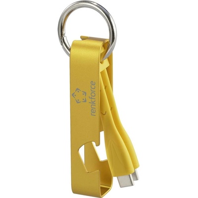 Renkforce RF-6721082 USB 2.0 USB-C ® zástrčka 0,15m žlutý