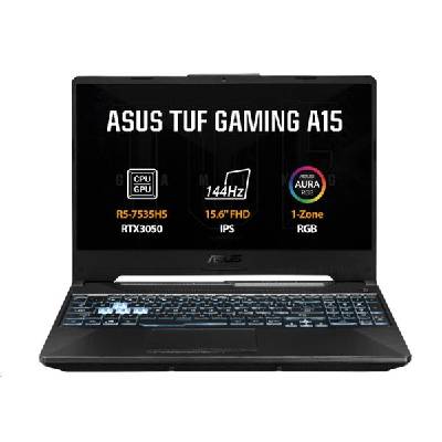 ASUS TUF Gaming A15 FA506NC-HN001W, Ryzen 5 7535HS, 15.6˝ 1920x1080 FHD, RTX3050/4GB, 16GB, SSD 512GB, W11H FA506NC-HN001W