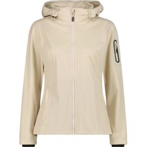 CMP Дамско софтшел яке CMP Women's Light Softshell Jacket Zip Hood Softshell jacket - Cream - размер 34 (EU) (103-2139-1711)