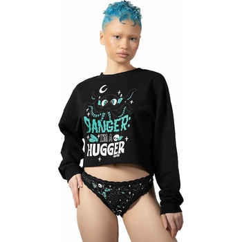 Image 1 of KILLSTAR дамски суичър (скачач) KILLSTAR - Cthulhu Crop - Черен - KSRA005350