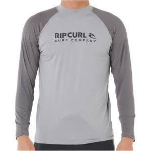 Rip Curl Мъжка плажна тениска от ликра Rip Curl Shock UPF L/S Lycra - Grey Marle - размер XXL (050-2300-0216)