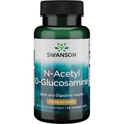 Swanson N-Acetyl D-Glucosaminem, 750 mg, 60 капсули, Swanson (SWU931)