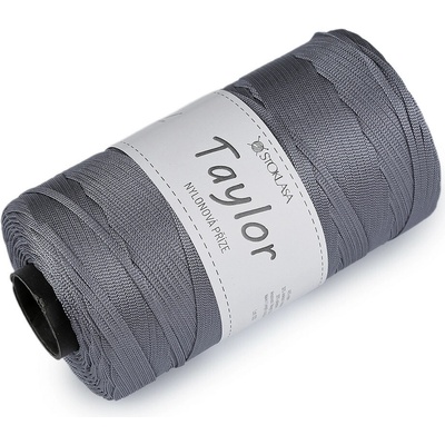 Nylonová pletací příze Taylor 250 g, střední, 14 šedá