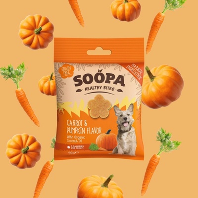 SOOPA Zdravé maškrty s mrkvou a tekvicou 50 g 50 g