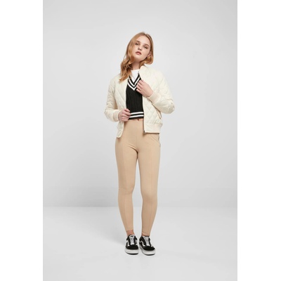 Urban Classics Дамско яке тип бомбър в цвят екрю Urban Classics JacketUB-TB806-02903 - Екрю, размер XXL