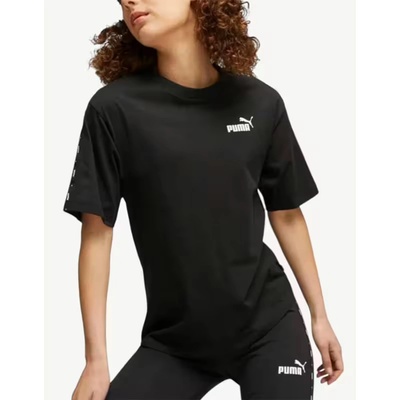 PUMA Essential+ Tape Tee Black