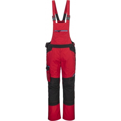 PortWest WX3 T704 Strečové kalhoty s laclem tmavě červená