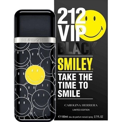 Carolina Herrera 212 VIP Black Smiley parfumovaná voda pánska 100 ml