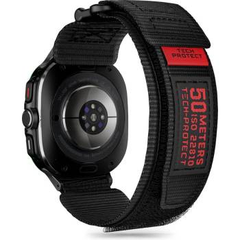 Tech-Protect Текстилна каишка за Samsung Galaxy Watch Ultra (47 mm) от Tech-Protect Scout Pro - Черна (5906302312429)