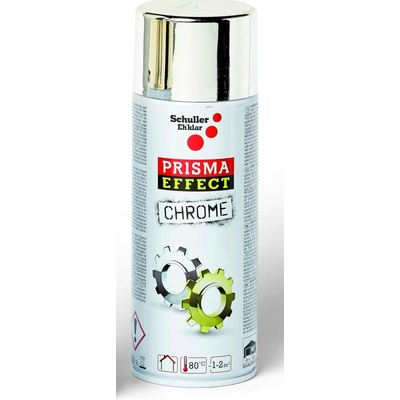 Schuller Prisma barva ve spreji chromový efekt 400 ml stříbrná