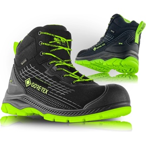 VM Footwear Vm footwear birmingham 8020-o6 / Боти до глезена o6, gore-tex® мембрана - черно/зелено 42 (8020-o6-42)