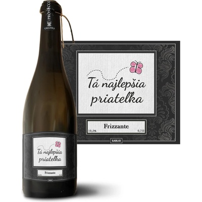 Sablio Tá najlepšia priateľka Prosecco biele suché šumivé víno 10,5 % 0,75 l (holá fľaša)