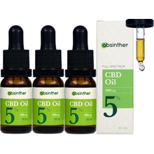 Absinther CBD olej 5% 10 ml 3 ks