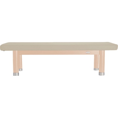 Clap Tzu Ambra Luxusné thajské masážne lehátko Thai Doplnky: bez doplnkov Farba čalúnenia: PU perlová (pearl) Farba konštrukcie: lakovaný buk 202 x 115 cm 60 kg 13 farieb