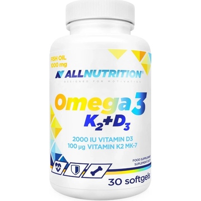 All Nutrition Omega 3 D3+K2 30 kapsúl