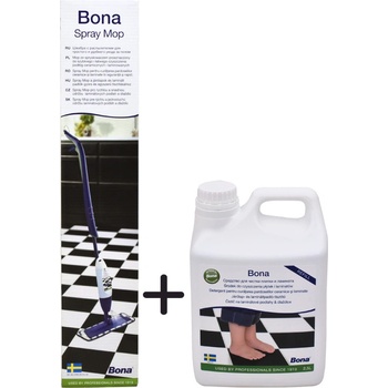 Bona Spray Mop na laminátové podlahy a dlaždice + čistič 2,5 l