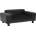 vidaXL Dog sofa 81x43x31 cm black pleather 170954