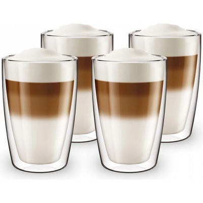 Aqualogis Sklenice na latté 4 x 280 ml