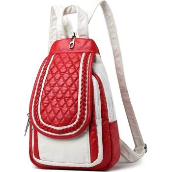 Picadili Раница за жени, Rilena GT3631, Червено/Алб (GT3631)