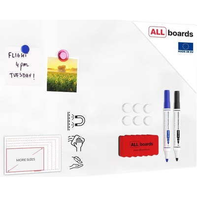ALLboards Magnetická tabule 60 x 40 METAL MB64_00038