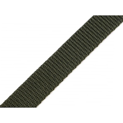 Prima-obchod Popruh polypropylenový šíře 20 mm tloušťka 1,8 mm, barva 4 zelená khaki