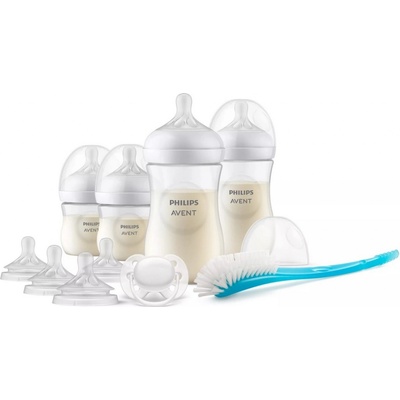 Philips Avent novorozenecká startovní sada Natural Response +sada saviček transparentní