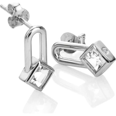 Hot Diamonds Stříbrné náušnice Solitaire DE878