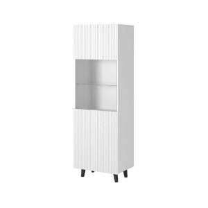 Cama meble Витрина ПАФОС 60х40х182см бял мат (pafos wit bi)