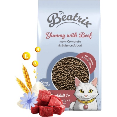 Beatrix Adult Cat s hovězím 10 kg