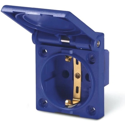 SCAME Контакт шуко 2p+Е 16a ip54 с детска защита и електрическа (570.2062-sw)