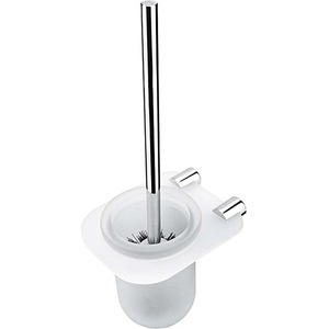 Nimco Bormo - Тоалетна четка с държач, матирано стъкло/хром BR X3-94WN-26 (BR X3-94WN-26)