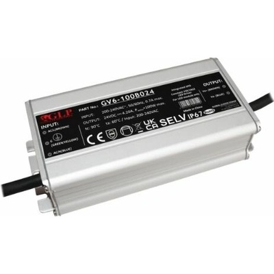 GLP GV6 spínaný zdroj IP67 12V / 24V - 12V, 100W