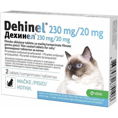 Dehinel 230 mg/20 mg pre mačky 2 tbl