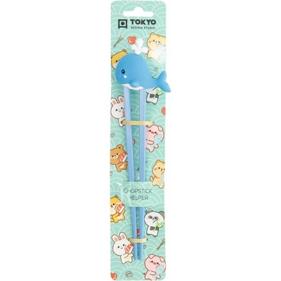Tokyo Design Studio Dětské hůlky Whale Blue 22 cm
