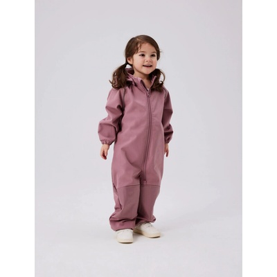 Dětská softshellová kombinéza Name It Alfa wistful mauve
