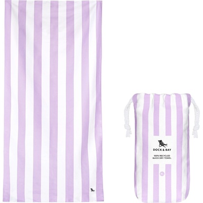 Dock & Bay Плажна кърпа бързосъхнеща, 90 x 200 см, лилав (TOWLB-CAB-XL-LTPPL-R)