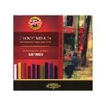 KOH-I-NOOR Цветни пастели KOH-I-NOOR GioConda квадрат 24 цвята 7220020000 (7220020000)