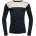 Devold Мъжко мериносово термобельо Devold Lauparen Merino 190 Shirt Merino base layer - Raw White / Ink / Black (015-1451-0611)