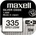 Maxell Бутонна батерия сребърна maxell sr512 sw -335 1.55v (sr512 sw)