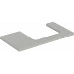 Geberit Умивалник Geberit One за плот с десен изрез, сив мат, 90 см (505.323.00.7)