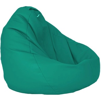 Pufrelax Пуф, круша, 320л. , Nirvana Grande - Teteron Smarald, За открито, Перящ се калъф, Пълнеж от Полистиролни перли