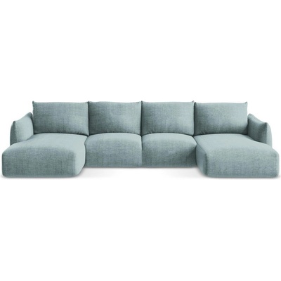 makamii Син сгъваем ъглов диван (U форма) Leila - Makamii (LEILA_UF_43_P1_C5)